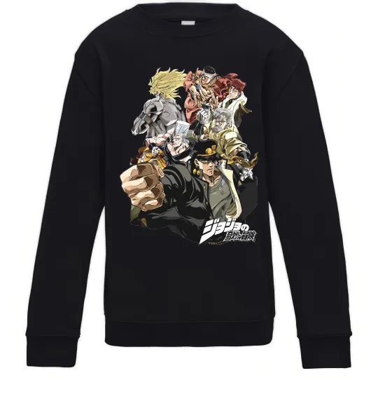 Детский Свитшот Джоджо Черный фото