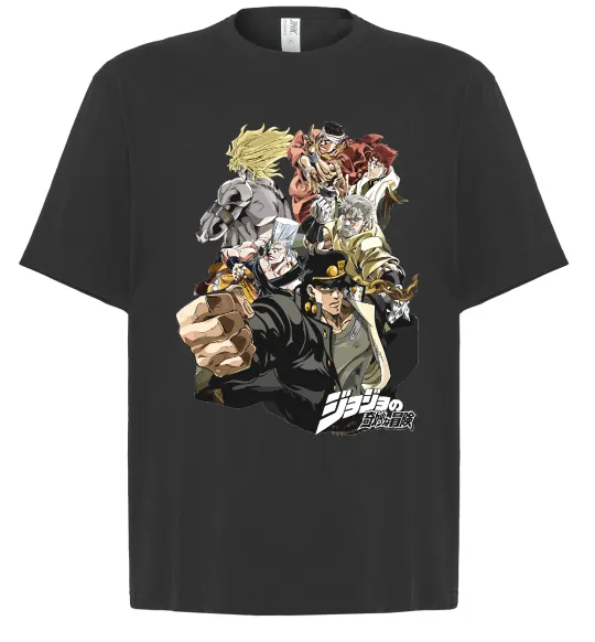 Футболка Оверсайз Джоджо Черный фото