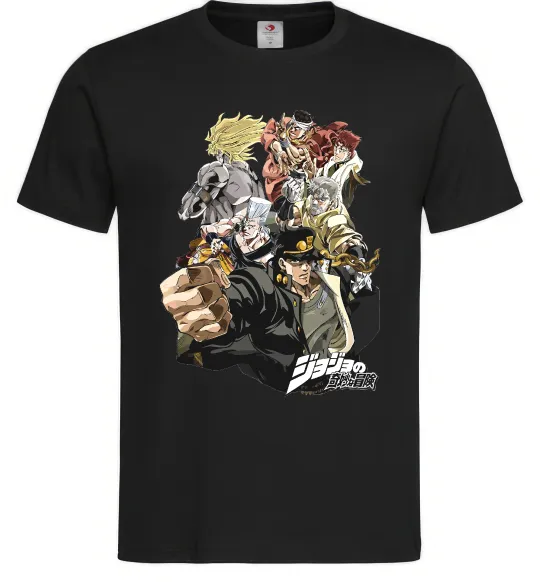 Мужская футболка Джоджо Черный фото