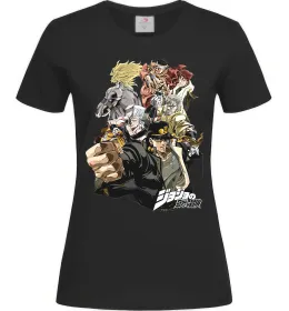 Жіноча футболка Джоджо Чорний фото