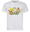 Мужская футболка Покемони Белый фото