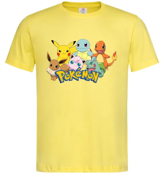 Мужская футболка Покемони Лимонный фото