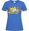 Жіноча футболка Покемони Яскраво-синій фото