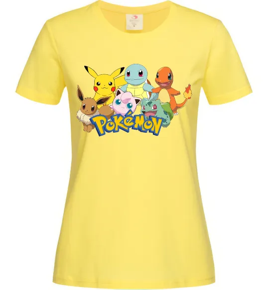 Жіноча футболка Покемони Лимонний фото