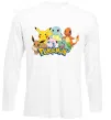 Лонгслів Покемони Білий фото