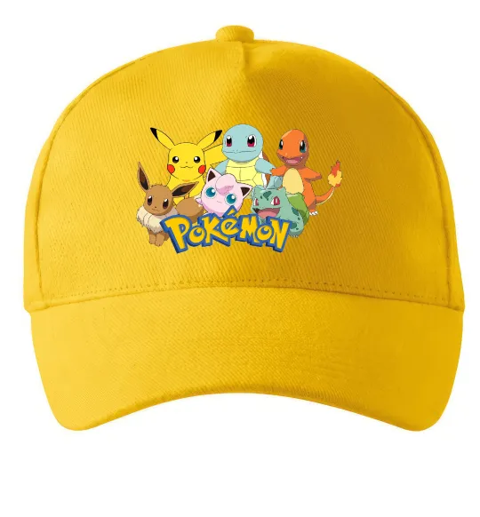 Кепка Покемони Сонячно жовтий фото