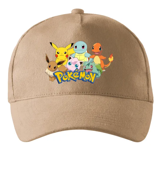 Кепка Покемони Пісочний фото