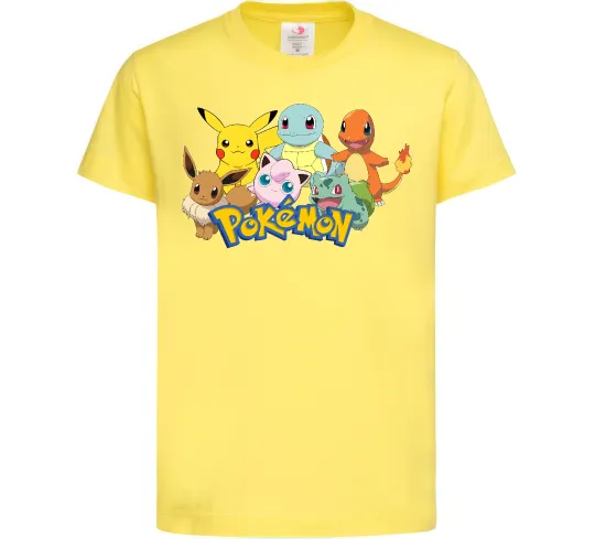 Дитяча футболка Покемони Лимонний фото