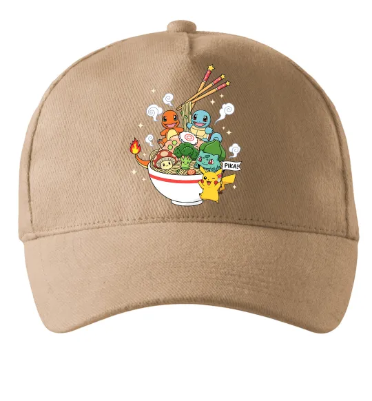 Кепка Pokemon ramen Пісочний фото