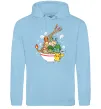 Жіноча толстовка (худі) Pokemon ramen Блакитний фото