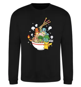 Свитшот Pokemon ramen Черный фото