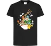 Дитяча футболка Pokemon ramen Чорний фото
