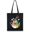 Еко-сумка Pokemon ramen Чорний фото
