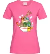 Жіноча футболка Pokemon ramen Яскраво-рожевий фото