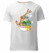 Чоловіча преміум футболка Pokemon ramen Білий Чоловіча преміум футболка Pokemon ramen Білий фото