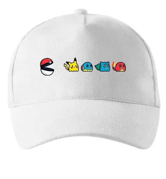 Кепка Покемони пакман Білий фото