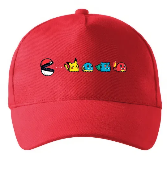 Кепка Покемони пакман Червоний фото