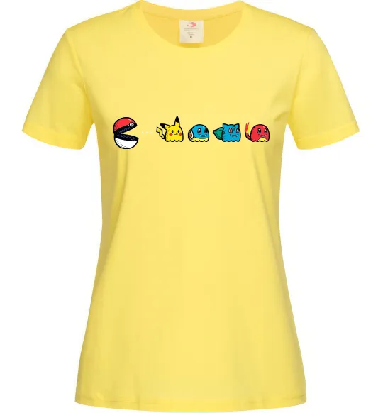Жіноча футболка Покемони пакман Лимонний фото