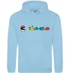 Чоловіча толстовка (худі) Покемони пакман Блакитний фото