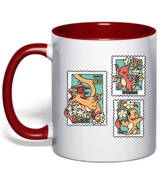 Чашка с цветной ручкой Покемони марки Красный фото