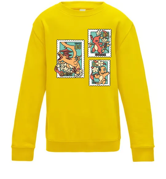 Дитячий світшот Покемони марки Сонячно жовтий фото