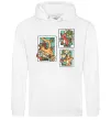 Мужская толстовка (худи) Покемони марки Белый Мужская толстовка (худи) Покемони марки Белый фото