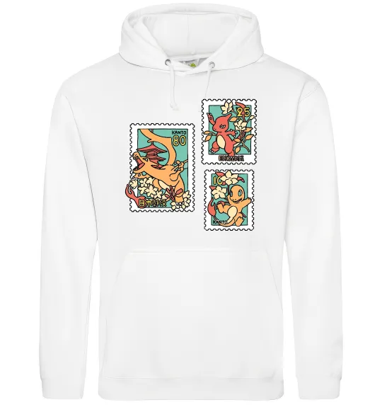 Женская толстовка (худи) Покемони марки Белый фото