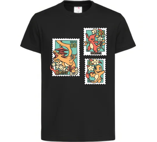 Детская футболка Покемони марки Черный фото