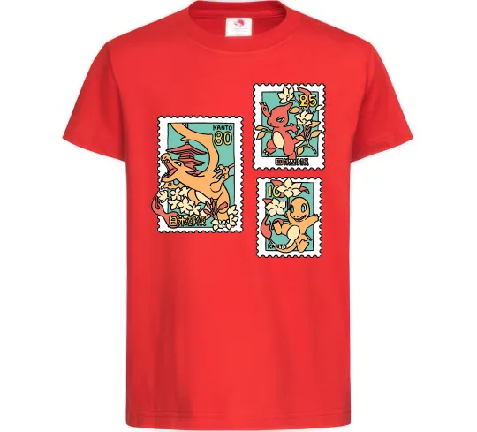 Детская футболка Покемони марки Красный фото