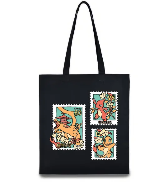 Еко-сумка Покемони марки Чорний фото