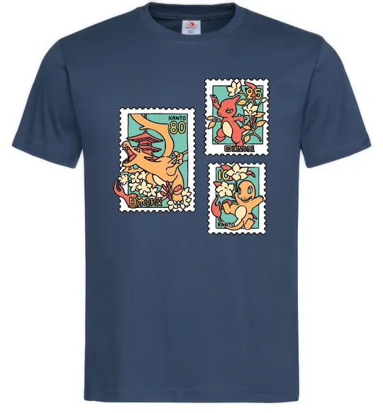 Мужская футболка Покемони марки Темно-синий фото