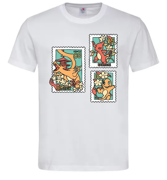 Мужская футболка Покемони марки Белый фото