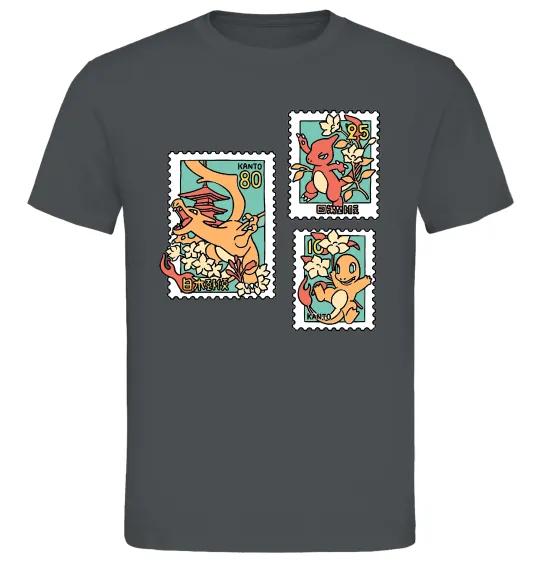 Мужская футболка Покемони марки Графит фото