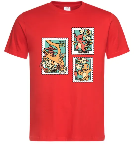 Мужская футболка Покемони марки Красный фото