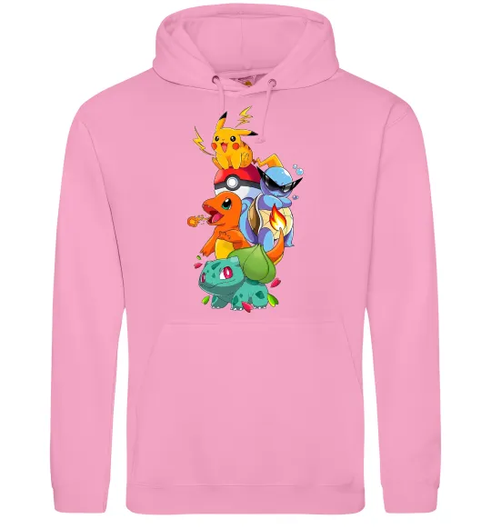 Чоловіча толстовка (худі) Pokemon Рожевий фото