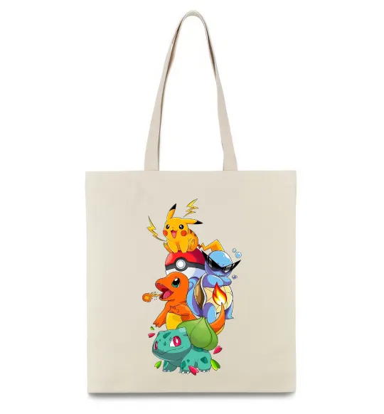 Эко-сумка Pokemon Бежевый фото