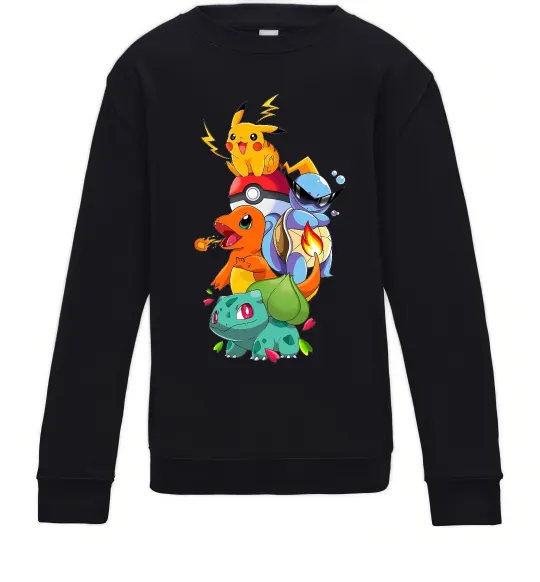 Детский Свитшот Pokemon Черный фото