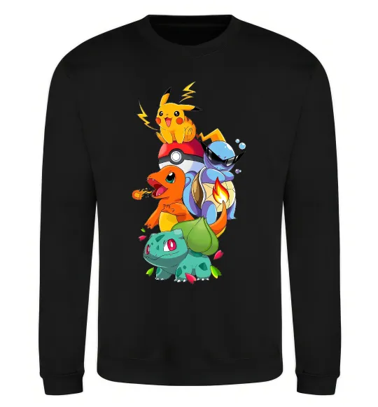 Світшот Pokemon Чорний фото
