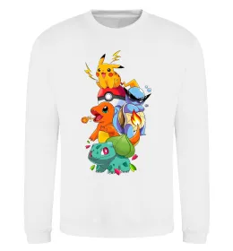 Свитшот Pokemon Белый фото