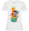 Женская футболка Pokemon Белый фото