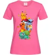 Женская футболка Pokemon Ярко-розовый фото