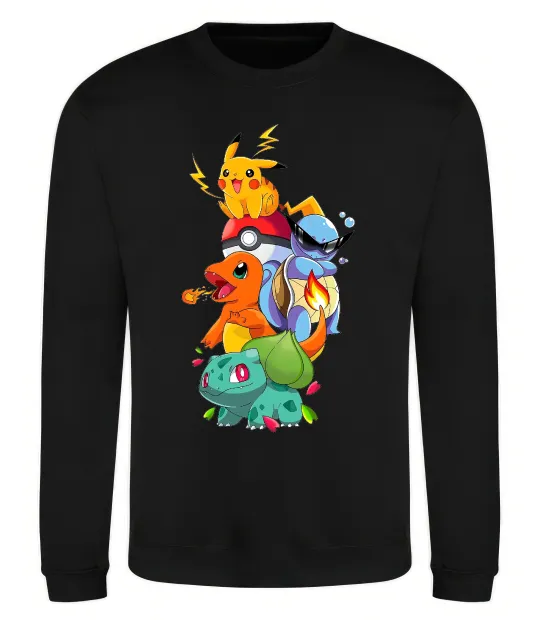 Свитшот Pokemon Черный фото