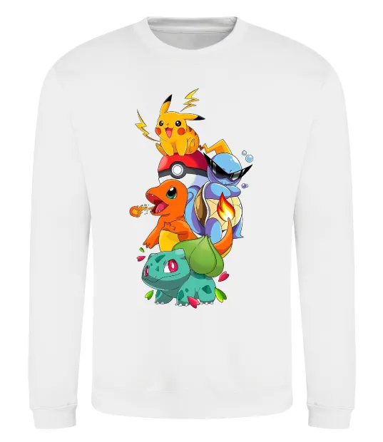 Свитшот Pokemon Белый фото