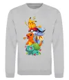 Свитшот Pokemon Серый меланж Свитшот Pokemon Серый меланж фото