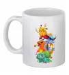 Чашка керамическая Pokemon Белый фото