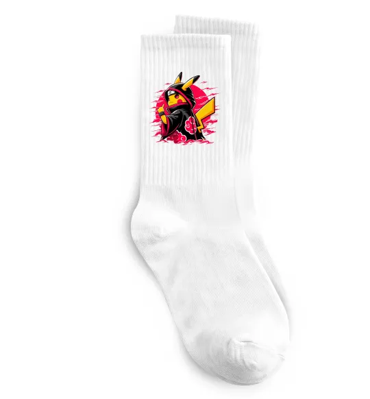 Носки Пікачу Наруто Белый фото