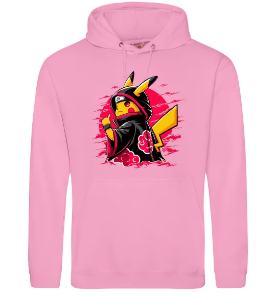 Чоловіча толстовка (худі) Пікачу Наруто Рожевий фото