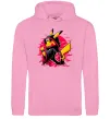 Жіноча толстовка (худі) Пікачу Наруто Рожевий фото