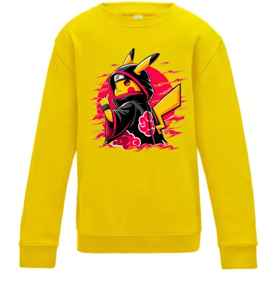 Детский Свитшот Пікачу Наруто Солнечно желтый фото