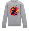 Детский Свитшот Пікачу Наруто Серый меланж фото
